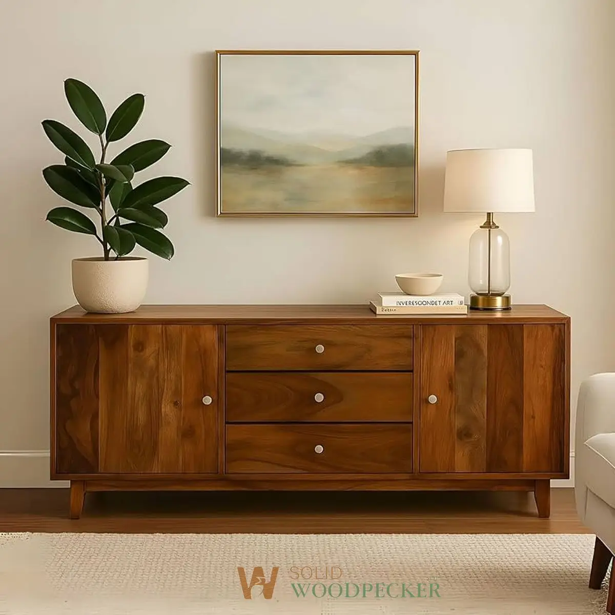 Heritage Solid Wood Storage Cabinet